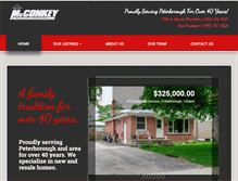 Tablet Screenshot of mcconkeyrealestate.com